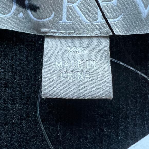 J Crew Cashmere Fringe Trim Sweater Tank Top XS Black - Picture 3 of 13